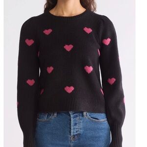 Splendid Adeline Heart Sweater